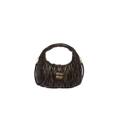 miu miu leather hobo bag|Hobo Bags for women .